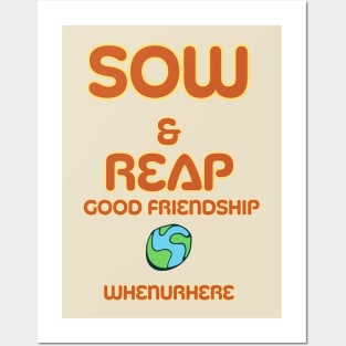 Christian Apparel - Sow and Reap - Galatians 6:7-9 Posters and Art